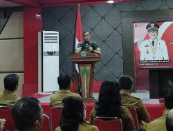 Dandim 1310/Bitung Sosialisasi Rekrutmen Komcad TNI Matra Darat Tahun 2023 di Minut